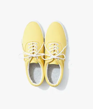 A pair of canvas shoes