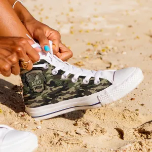 Army Mom Camouflage High Tops