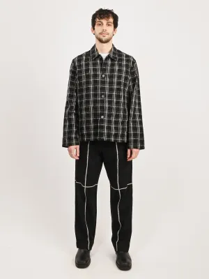 Black/White Helix Flannel Haven Jacket