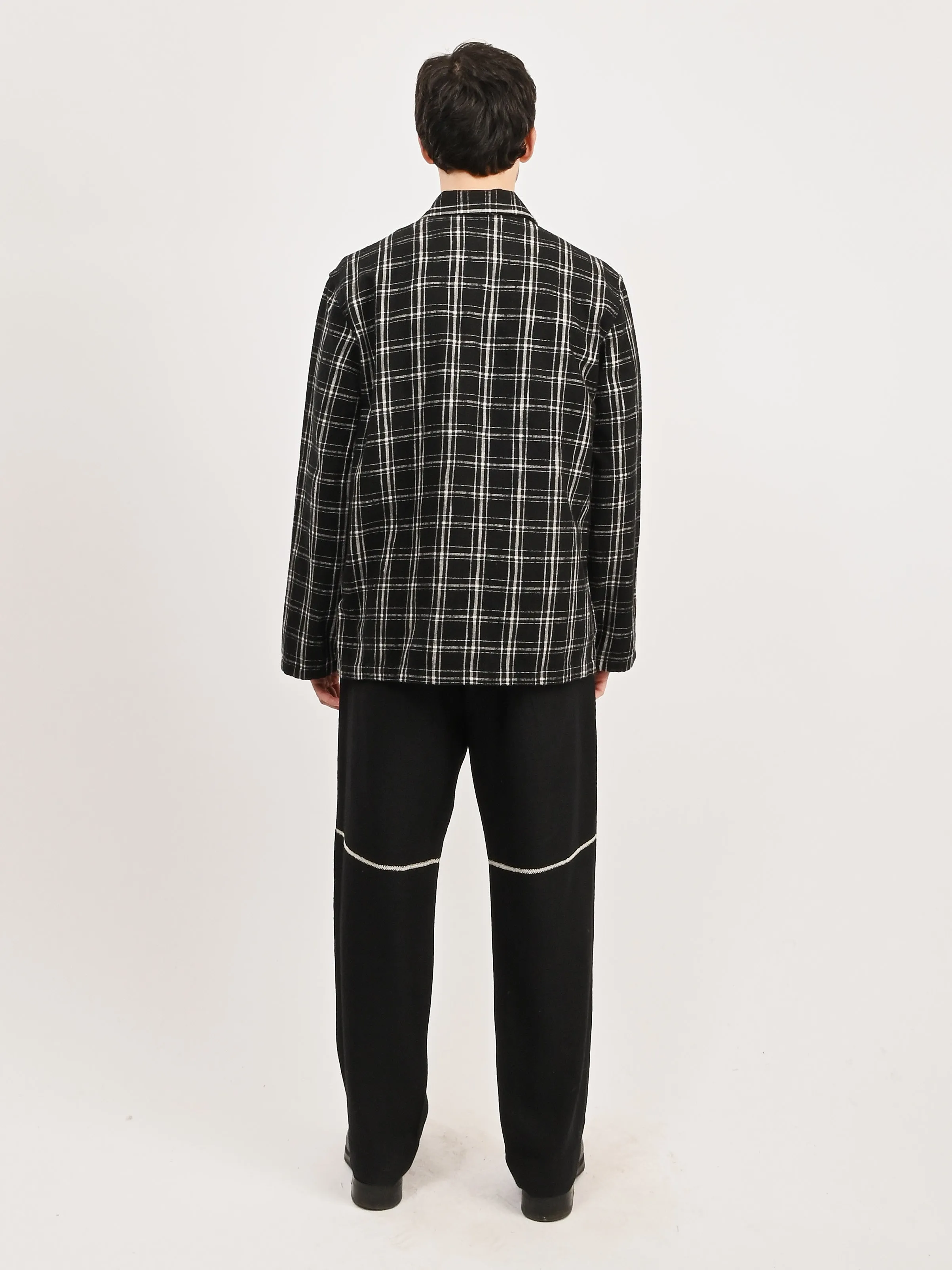 Black/White Helix Flannel Haven Jacket