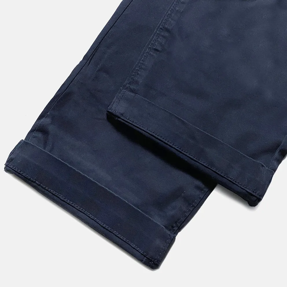 BZEN M.1038 EZ-ER RELAX TAPERED STRETCH CHINO-E0 NAVY