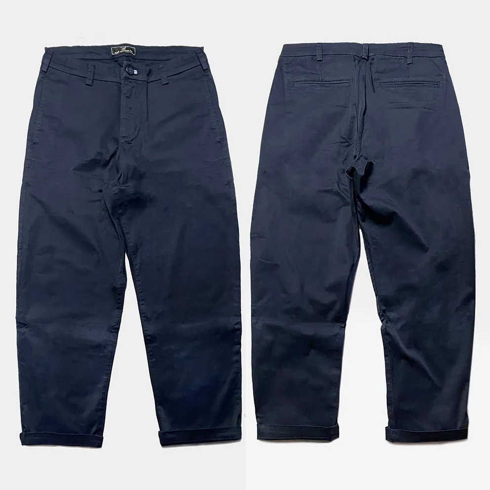 BZEN M.1038 EZ-ER RELAX TAPERED STRETCH CHINO-E0 NAVY