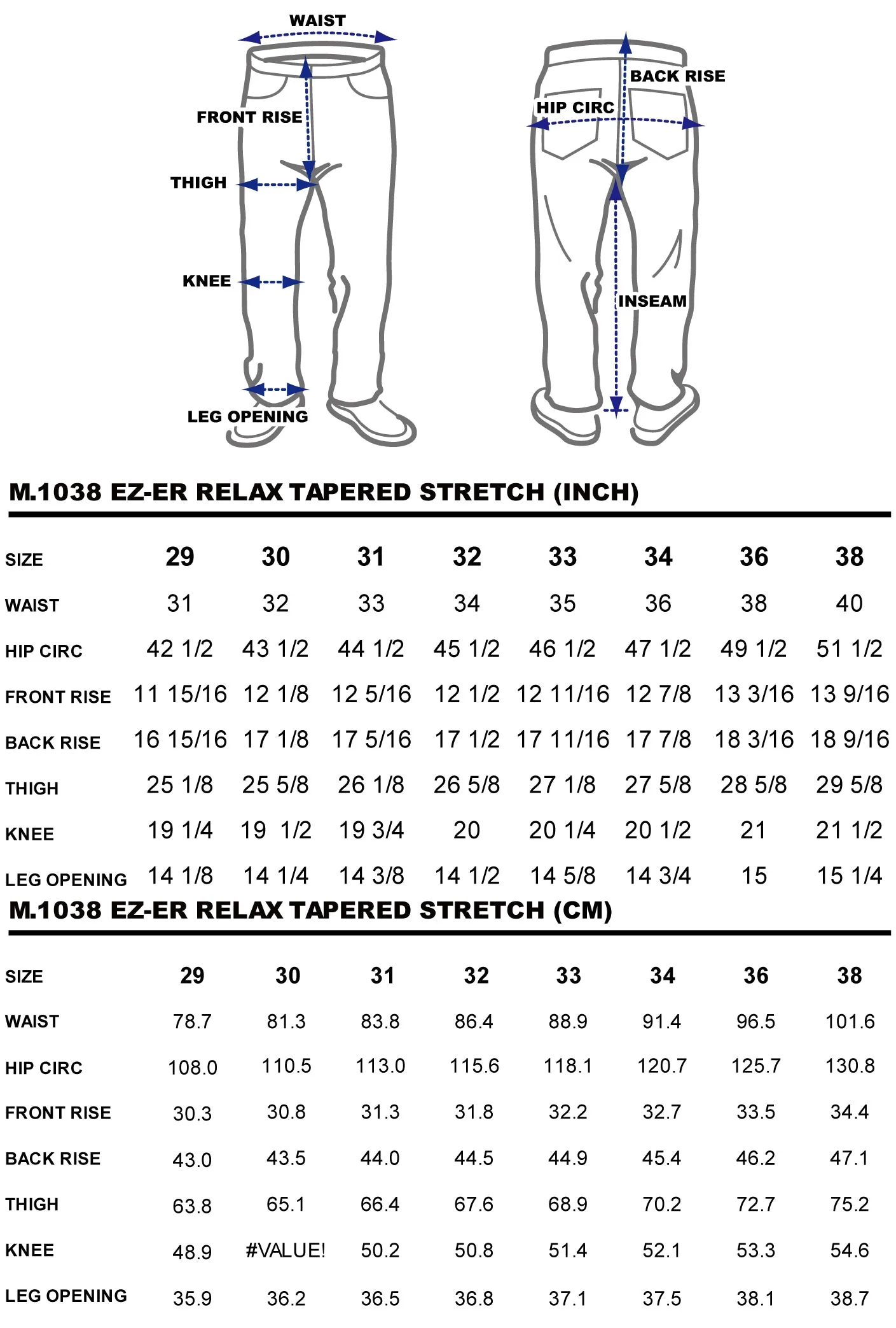 BZEN M.1038 EZ-ER RELAX TAPERED STRETCH CHINO-E0 NAVY