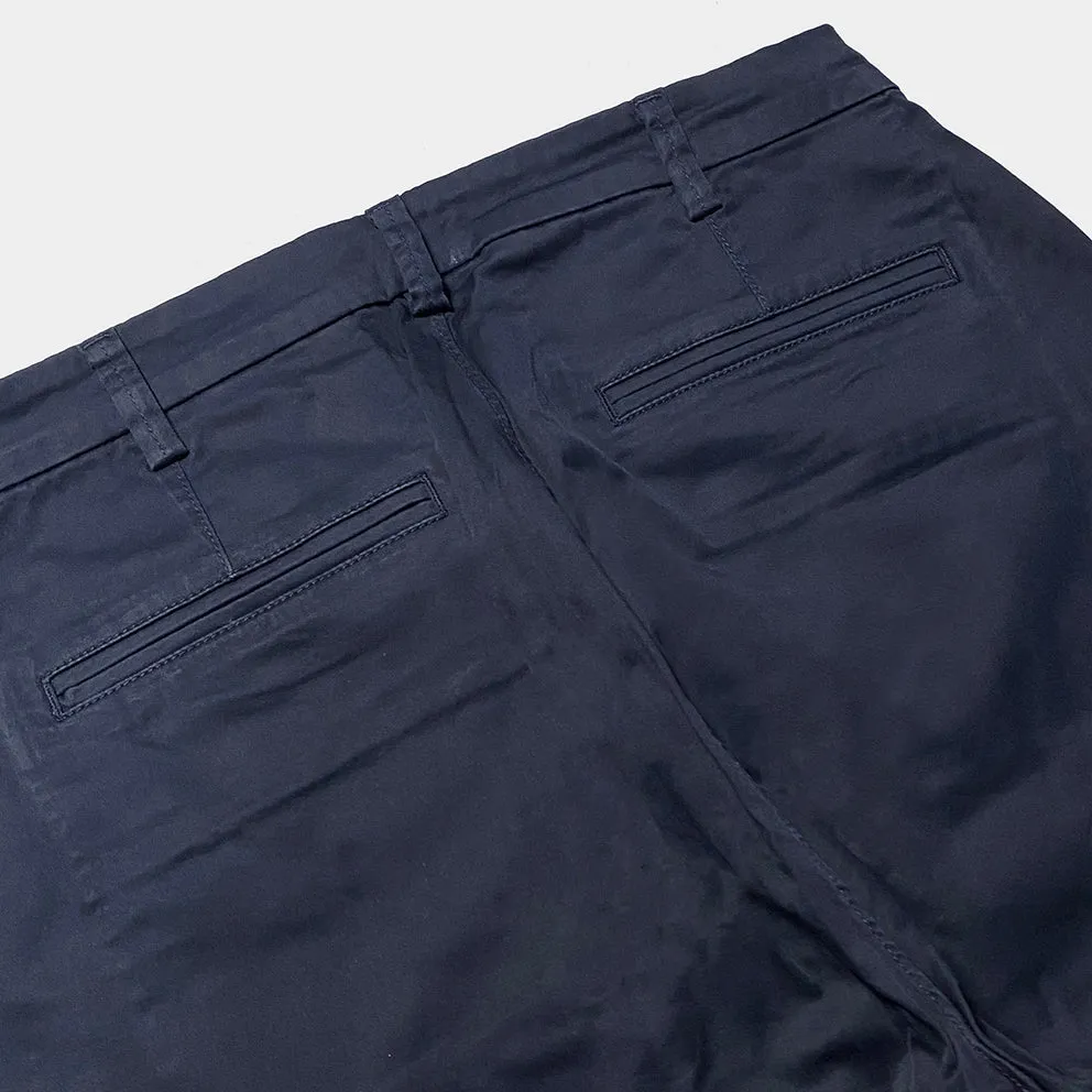 BZEN M.1038 EZ-ER RELAX TAPERED STRETCH CHINO-E0 NAVY