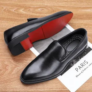 DEROSSI CLASSIC I ULTRA-COMFORT LEATHER LOAFERS