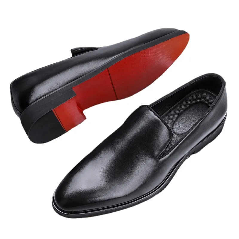 DEROSSI CLASSIC I ULTRA-COMFORT LEATHER LOAFERS