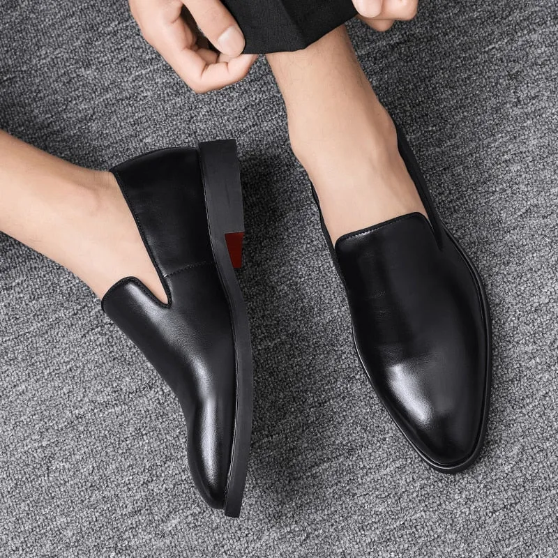 DEROSSI CLASSIC I ULTRA-COMFORT LEATHER LOAFERS