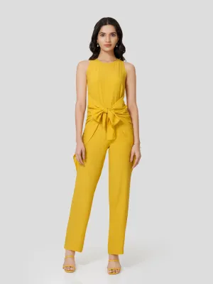 Exultation Front Bow Jumpsuit