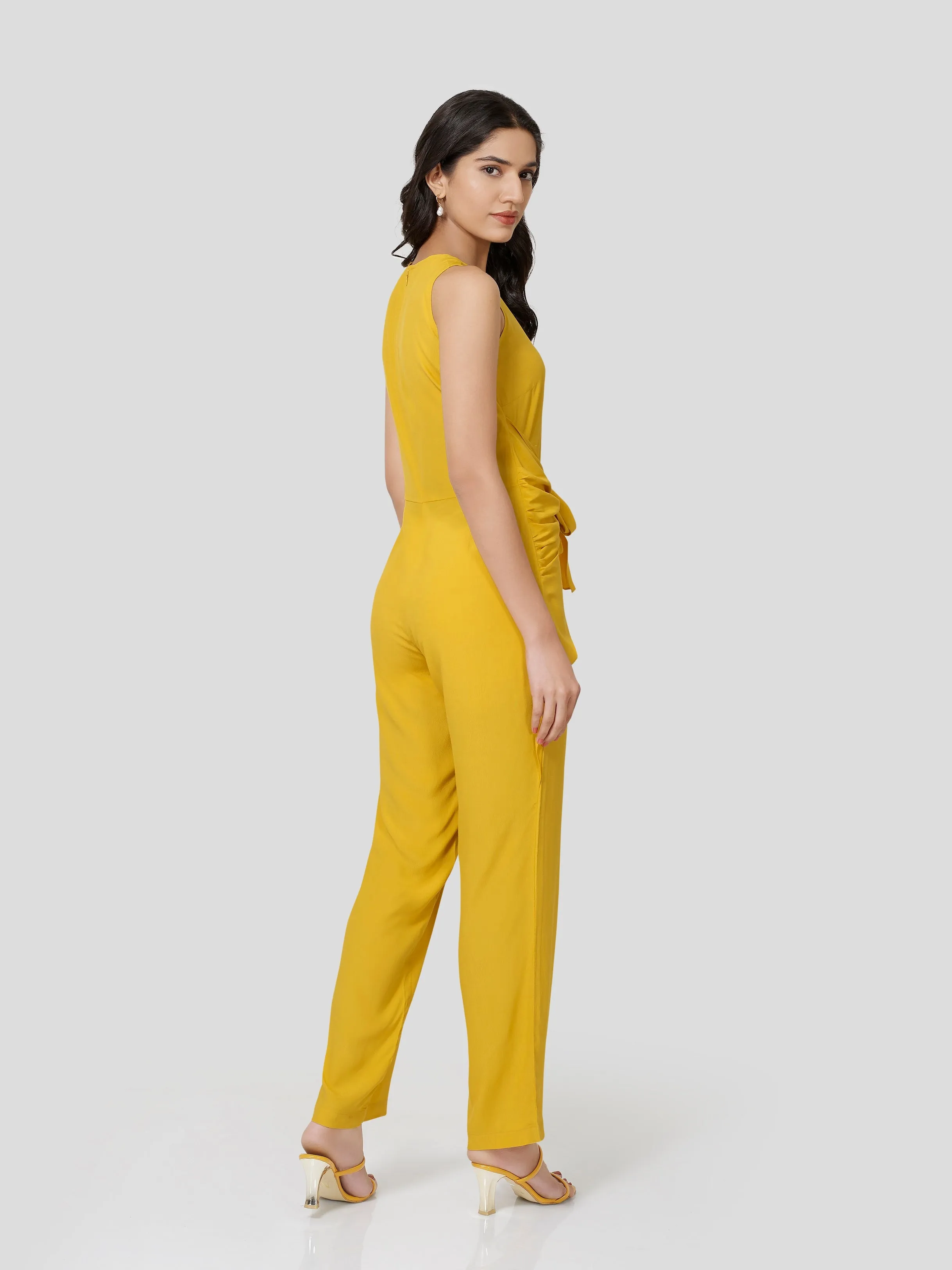 Exultation Front Bow Jumpsuit