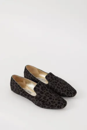Grey & Black Textured Loafer
