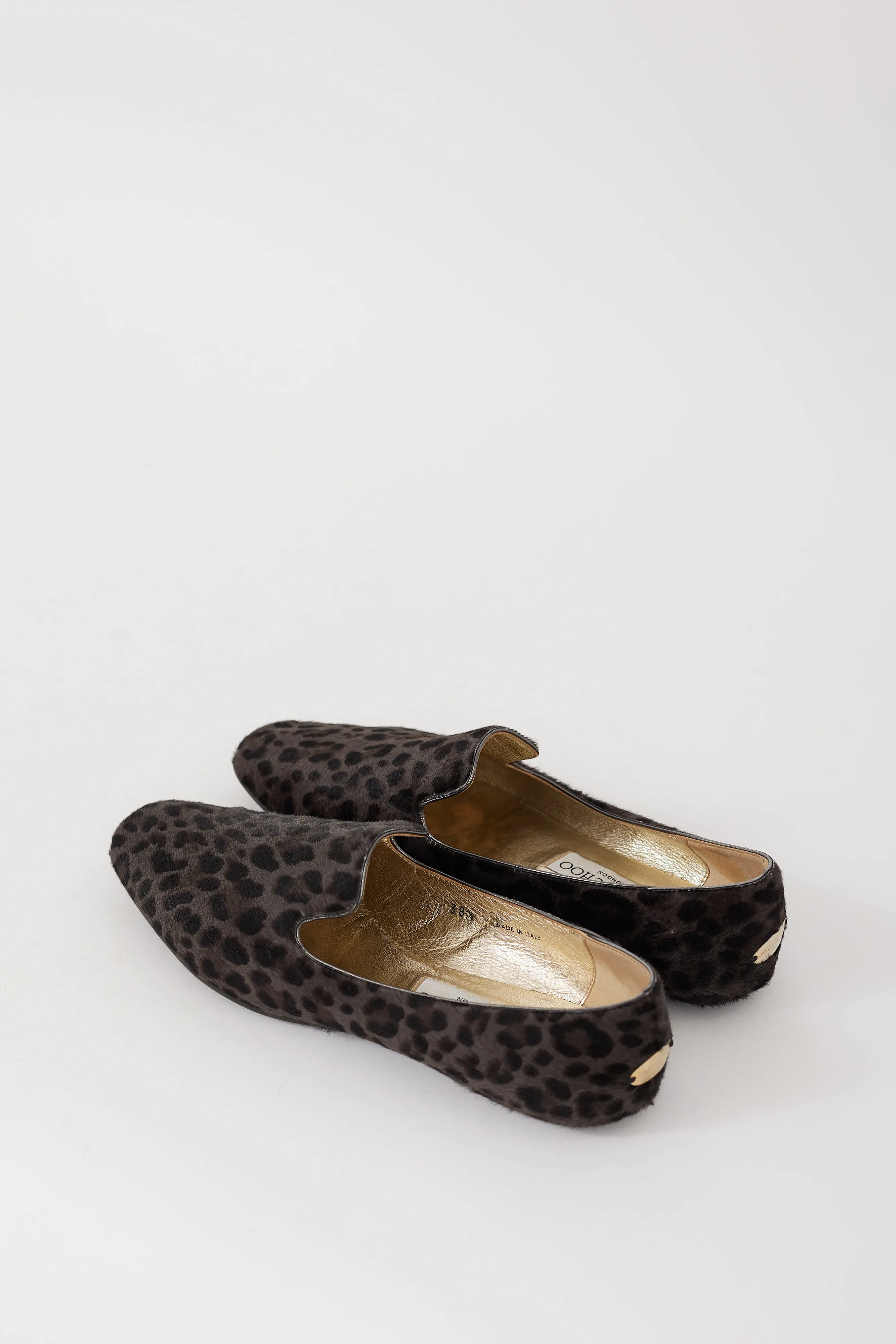 Grey & Black Textured Loafer
