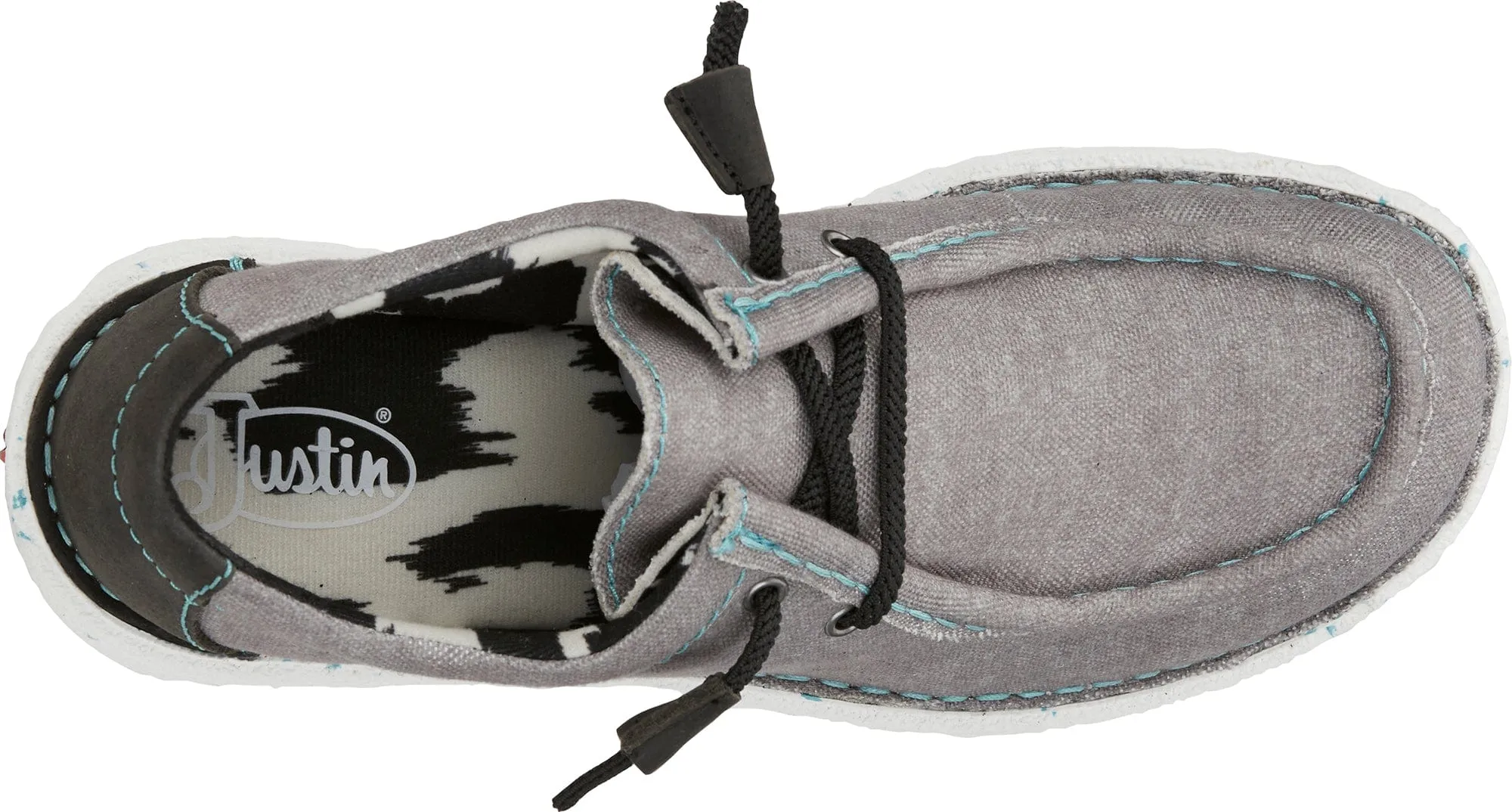Justin Women's Hazer Steel Grey Slip On Shoes JL180