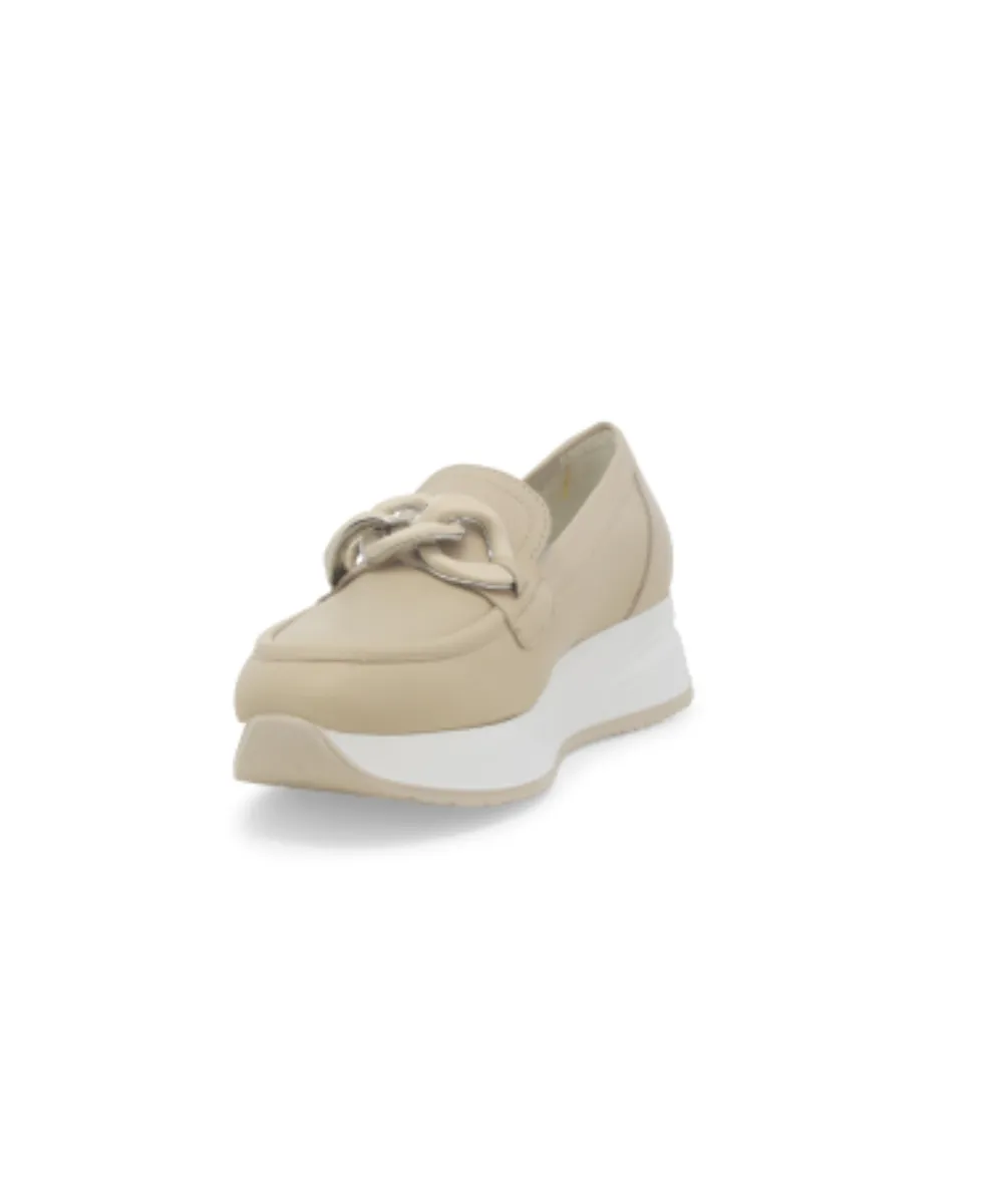 MELLUSO WOMEN LEATHER LOAFERS