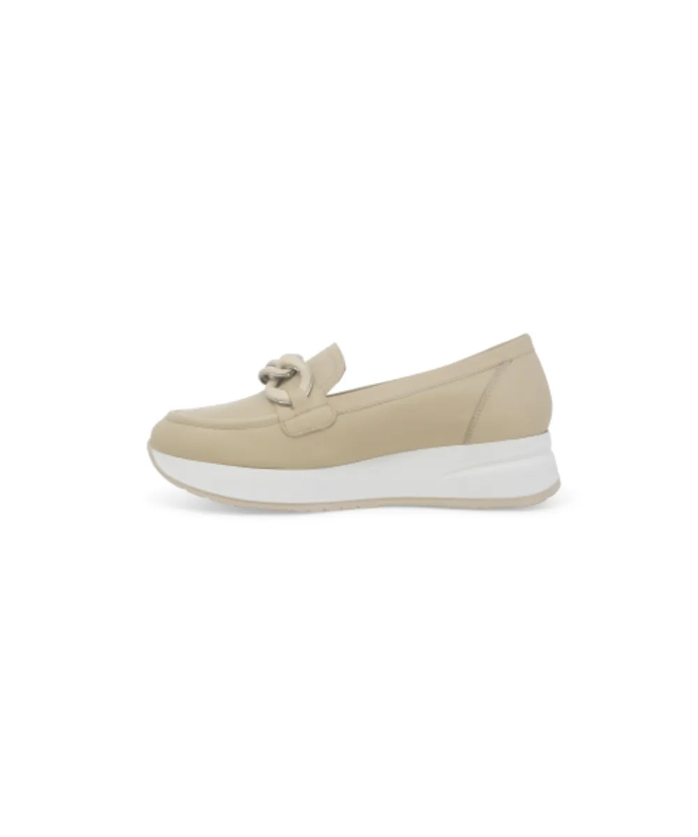 MELLUSO WOMEN LEATHER LOAFERS