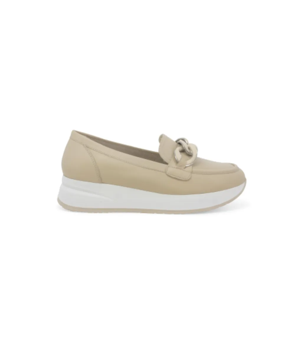 MELLUSO WOMEN LEATHER LOAFERS