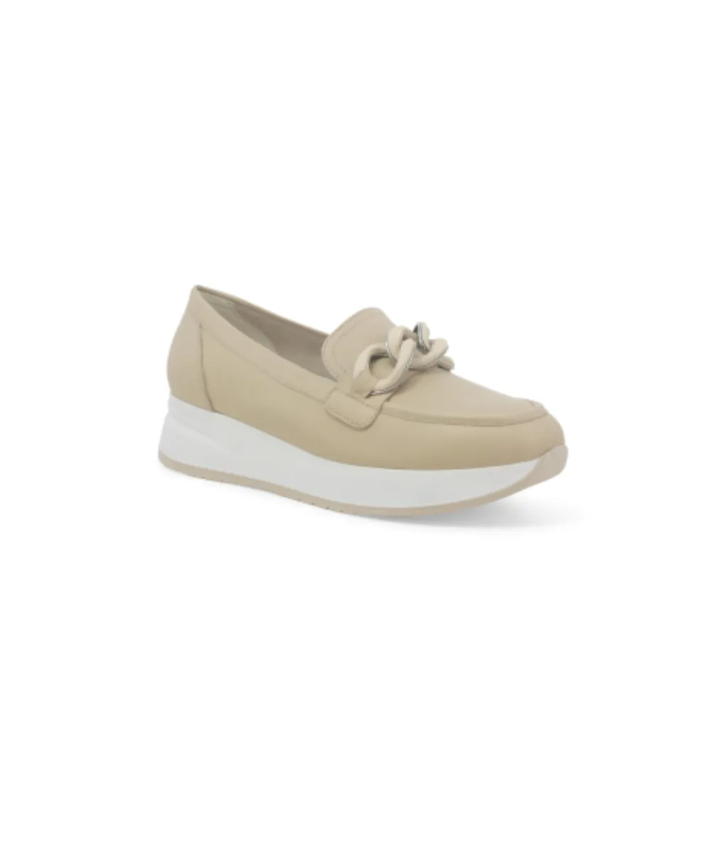 MELLUSO WOMEN LEATHER LOAFERS