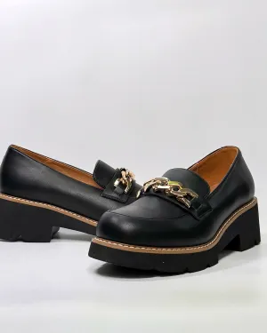 Nation Black Loafers