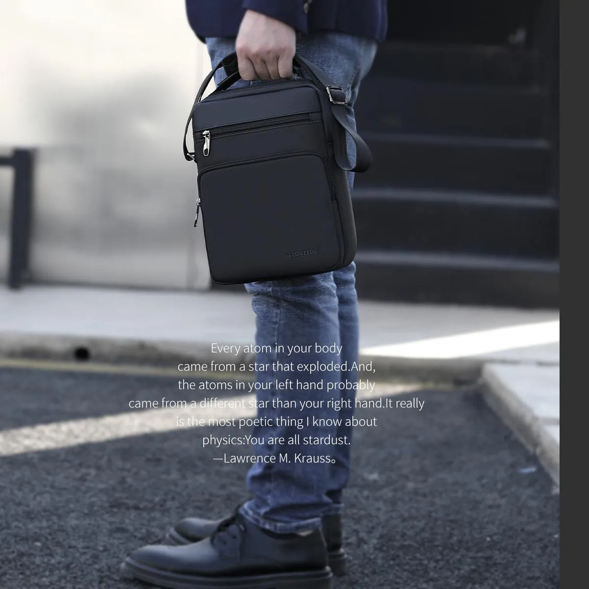 New Men's Messenger Waterproof Simple Business Shoulder Bag