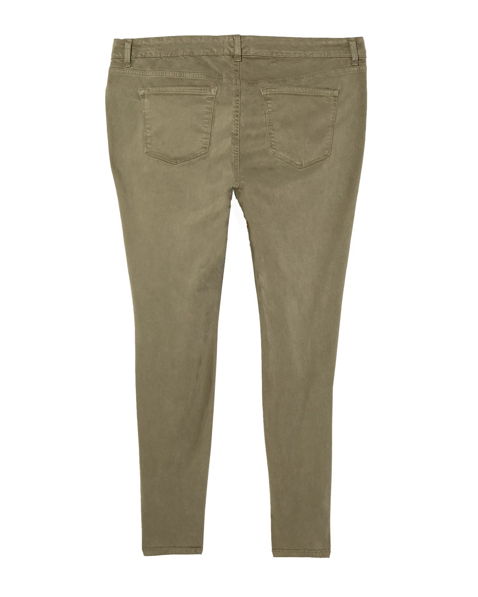 Roni Colored Twill Super Skinny Jean | Olive Green