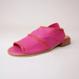 Serenade Fuchsia/ Orange Leather Sandals