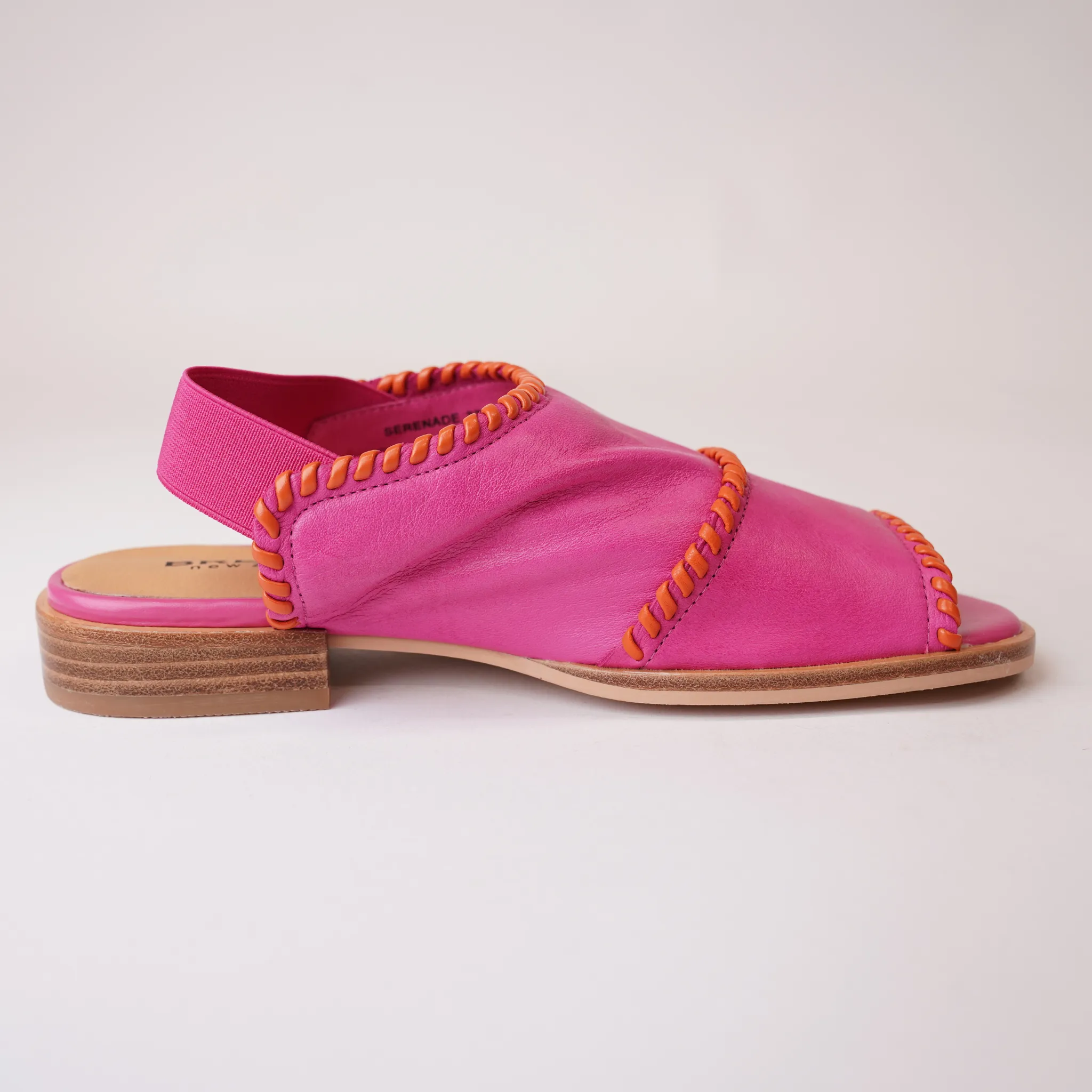 Serenade Fuchsia/ Orange Leather Sandals