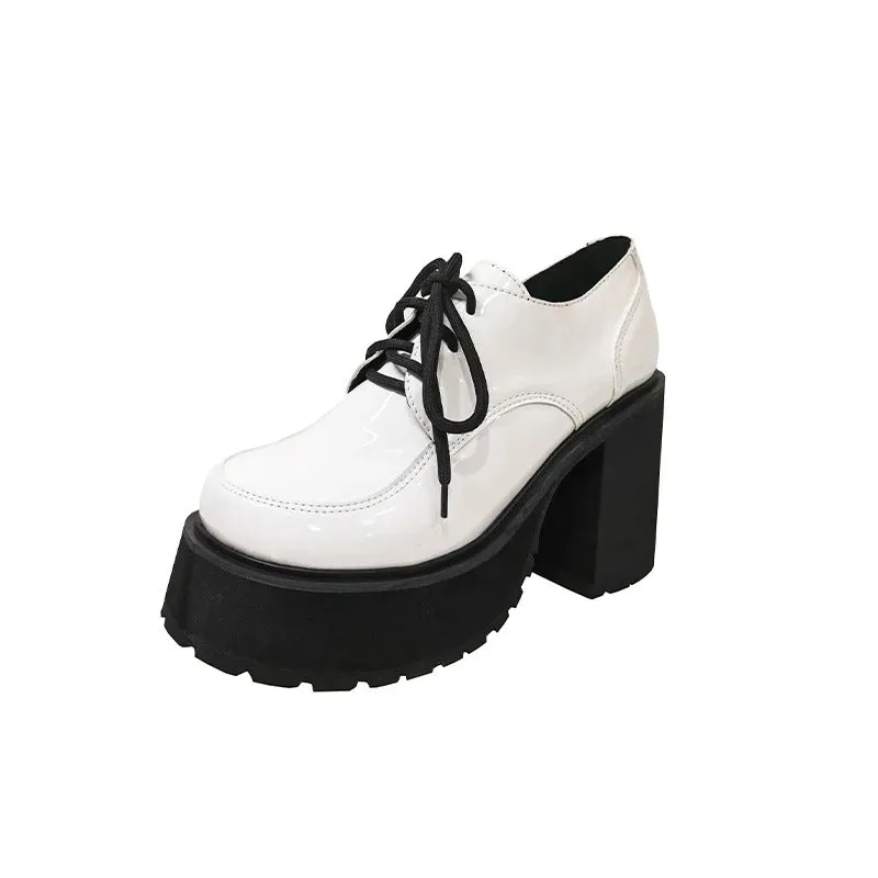 White Chunky Loafers