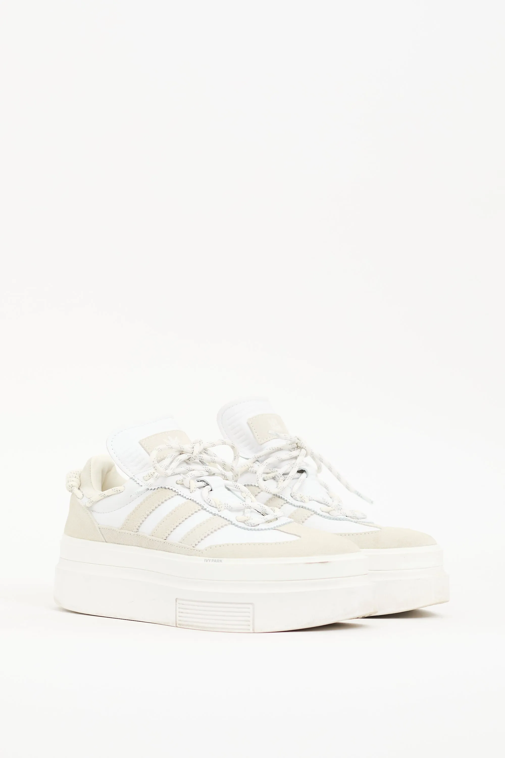 X Ivy Park White Leather Super Sleek 72 Sneaker